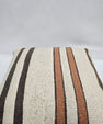 Turkish Hemp Pillow Natural Beige Brown Rust Pillow Cushion Cover 24" x 24" #9260