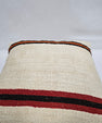 Turkish Hemp Pillow Natural Beige Black Orange Red Pillow Cushion Cover 24" x 24" #9261
