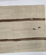 Turkish Hemp Pillow Natural Beige Brown Pillow Cushion Cover 24" x 24" #9258