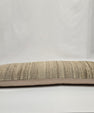 Turkish Lumbar Rug Pillow Beige Brown Cushion Cover Hemp Pillow 14" x 40" #9480