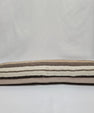 Turkish Lumbar Rug Pillow Brown Beige Cream Gray Cushion Cover Hemp Pillow 14" x 40" #9479