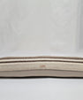Turkish Lumbar Rug Pillow Cream Red Brown Cushion Cover Hemp Pillow 14" x 40" #9472