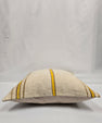 Turkish Hemp Pillow Natural Beige Brown Yellow Pillow Cushion Cover 24" x 24" #9256