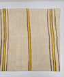Turkish Hemp Pillow Natural Beige Brown Yellow Pillow Cushion Cover 24" x 24" #9256