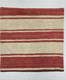 Turkish Hemp Pillow Natural Beige Red Pillow Cushion Cover 24" x 24" #9253