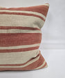 Turkish Hemp Pillow Natural Beige Red Yellow Blue Pillow Cushion Cover 24" x 24" #9252