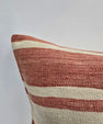 Turkish Hemp Pillow Natural Beige Red Yellow Blue Pillow Cushion Cover 24" x 24" #9252