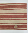 Turkish Hemp Pillow Natural Beige Red Yellow Blue Pillow Cushion Cover 24" x 24" #9252