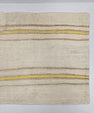 Turkish Hemp Pillow Natural Beige Yellow Brown Pillow Cushion Cover 24" x 24" #9248