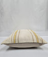Turkish Hemp Pillow Natural Beige Yellow Brown Pillow Cushion Cover 24" x 24" #9247