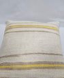 Turkish Hemp Pillow Natural Beige Yellow Brown Pillow Cushion Cover 24" x 24" #9247