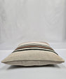 Turkish Hemp Pillow Natural Black Rust Beige Brown Pillow Cushion Cover 24" x 24" #9243