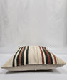 Turkish Hemp Pillow Natural Black Rust Beige Brown Pillow Cushion Cover 24" x 24" #9243