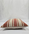 Turkish Hemp Pillow Natural Rust Beige Pillow Cushion Cover 24" x 24" #9244