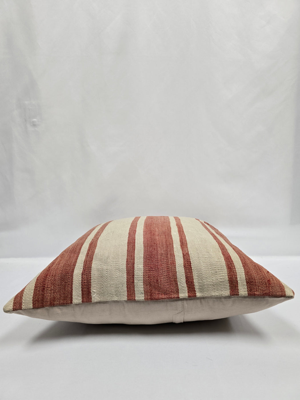 Turkish Hemp Pillow Natural Rust Beige Pillow Cushion Cover 24" x 24" #9244