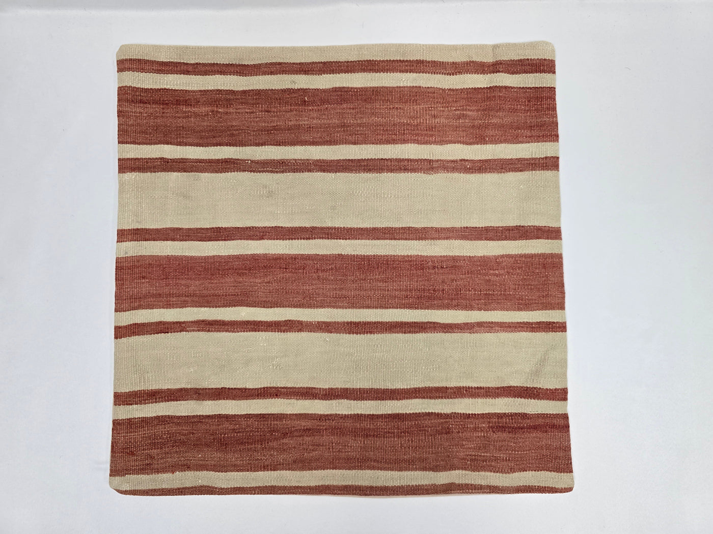 Turkish Hemp Pillow Natural Rust Beige Pillow Cushion Cover 24" x 24" #9244