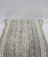 Turkish Hemp Pillow Natural Cream Black Pillow Cushion Cover 24" x 24" #9246