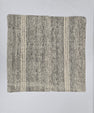 Turkish Hemp Pillow Natural Cream Black Pillow Cushion Cover 24" x 24" #9246
