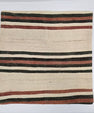 Turkish Hemp Pillow Natural Black Rust Cream Pillow Cushion Cover 24" x 24" #9241
