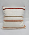 Turkish Hemp Pillow Natural Rust Beige Sage Pillow Cushion Cover 24" x 24" #9239