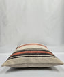 Turkish Hemp Pillow Natural Orange Black Beige Pillow Cushion Cover 24" x 24" #9236