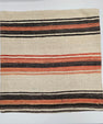 Turkish Hemp Pillow Natural Orange Black Beige Pillow Cushion Cover 24" x 24" #9236