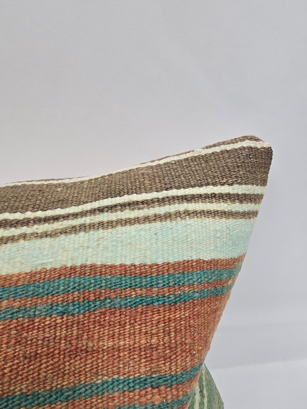 Turkish Hemp Pillow Natural Green Brown Beige Orange Pillow Cushion Cover 24" x 24" #9237