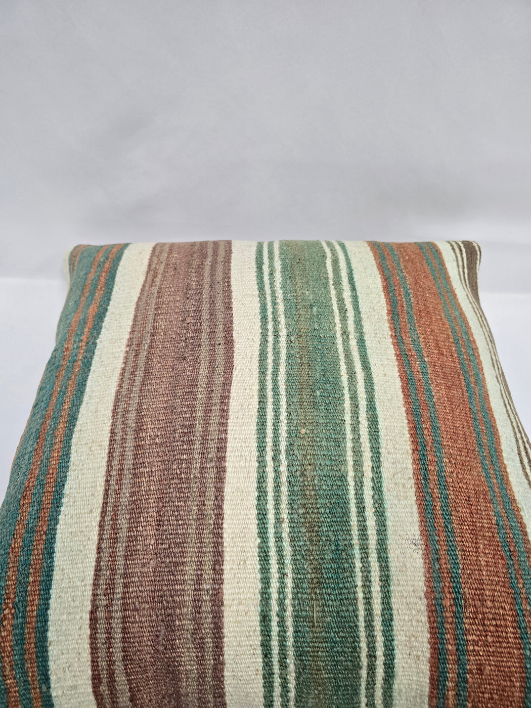 Turkish Hemp Pillow Natural Green Brown Beige Orange Pillow Cushion Cover 24" x 24" #9237