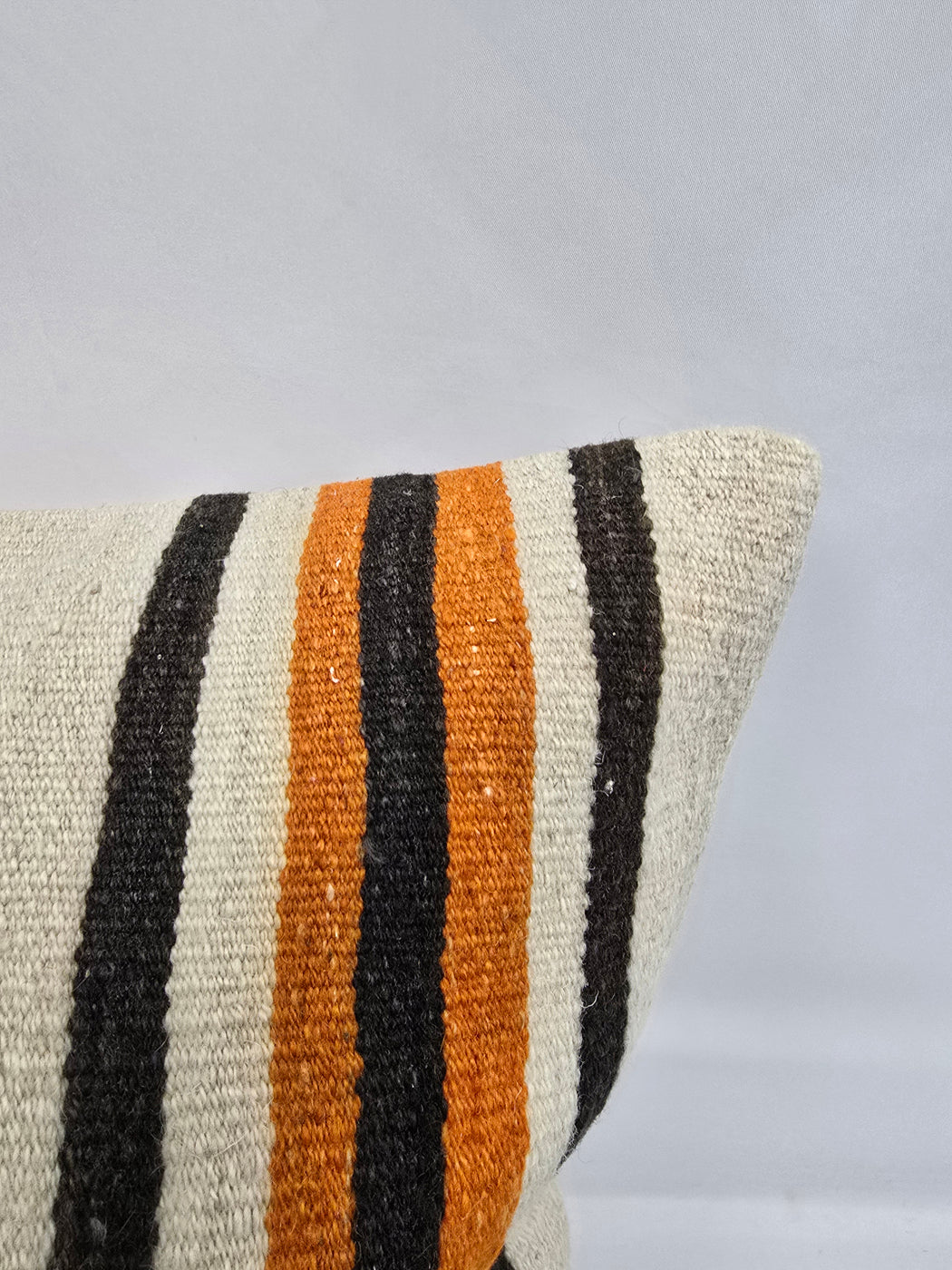 Turkish Hemp Pillow Natural Red Brown Orange Beige Pillow Cushion Cover 24" x 24" #9232