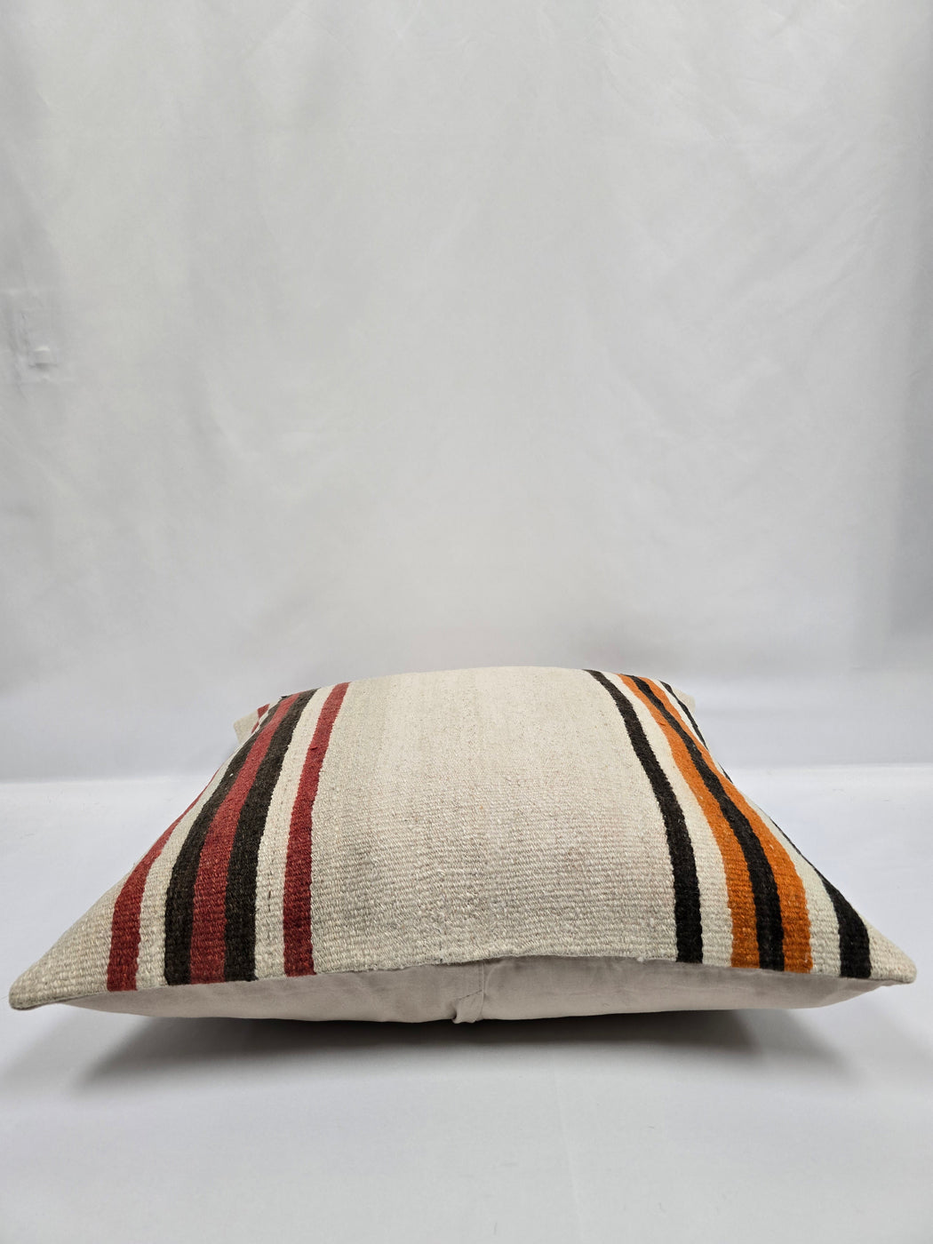 Turkish Hemp Pillow Natural Red Brown Orange Beige Pillow Cushion Cover 24" x 24" #9232