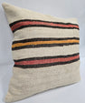 Turkish Hemp Pillow Natural Red Black Orange Beige Pillow Cushion Cover 24" x 24" #9233