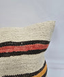 Turkish Hemp Pillow Natural Red Black Orange Beige Pillow Cushion Cover 24" x 24" #9233