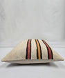 Turkish Hemp Pillow Natural Red Black Orange Beige Pillow Cushion Cover 24" x 24" #9233