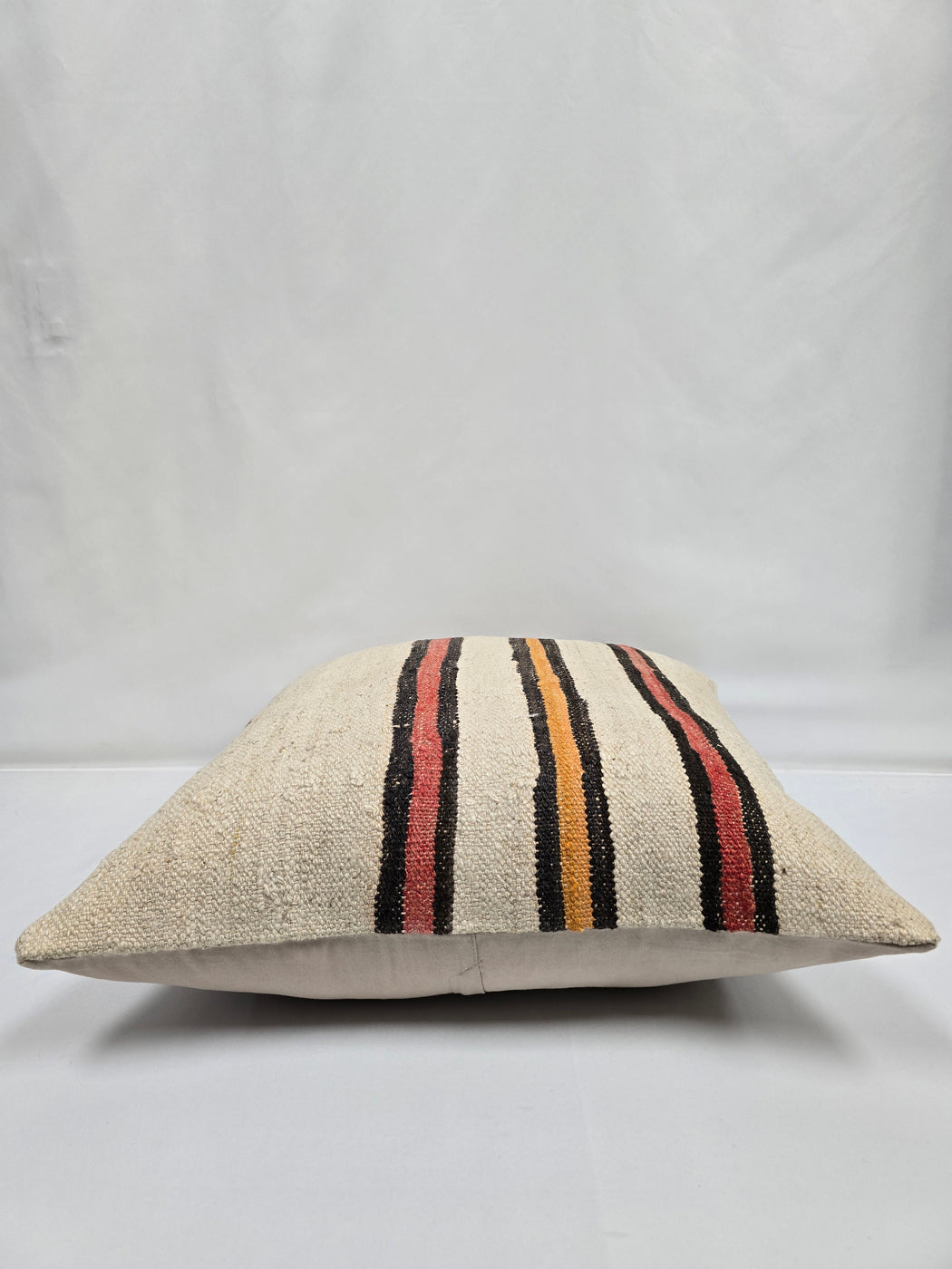 Turkish Hemp Pillow Natural Red Black Orange Beige Pillow Cushion Cover 24" x 24" #9233