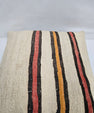 Turkish Hemp Pillow Natural Red Black Orange Beige Pillow Cushion Cover 24" x 24" #9233