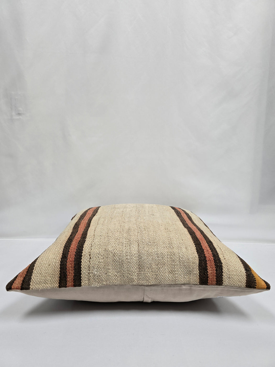 Turkish Hemp Pillow Natural Yellow Brown Pink Beige Pillow Cushion Cover 24" x 24" #9231