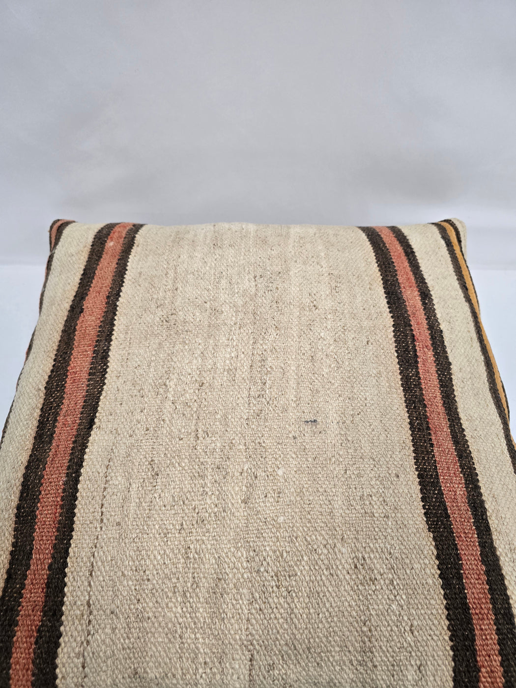 Turkish Hemp Pillow Natural Yellow Brown Pink Beige Pillow Cushion Cover 24" x 24" #9231