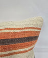 Turkish Hemp Pillow Natural Orange Brown Beige Pillow Cushion Cover 24" x 24" #9230