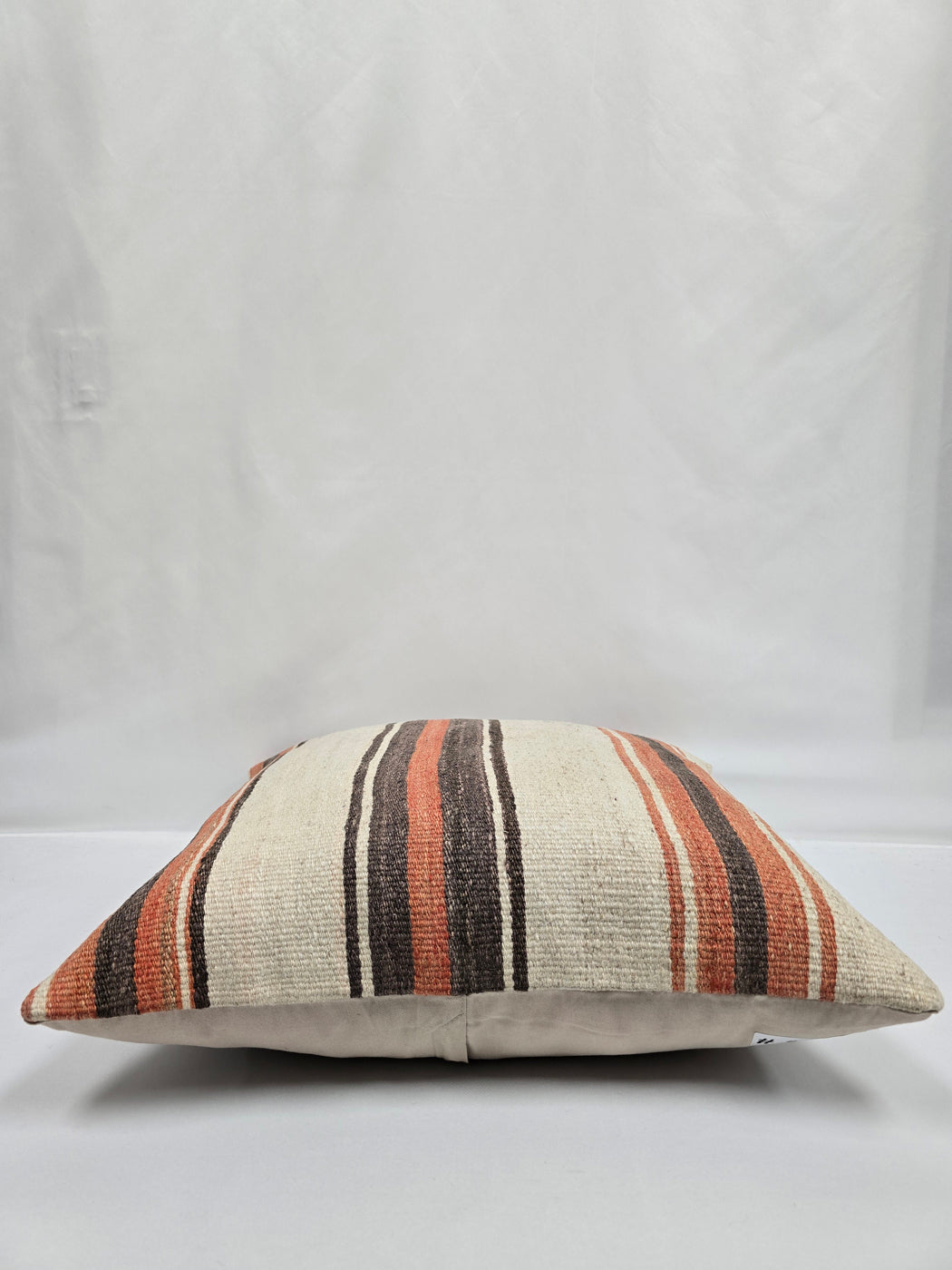 Turkish Hemp Pillow Natural Orange Brown Beige Pillow Cushion Cover 24" x 24" #9230