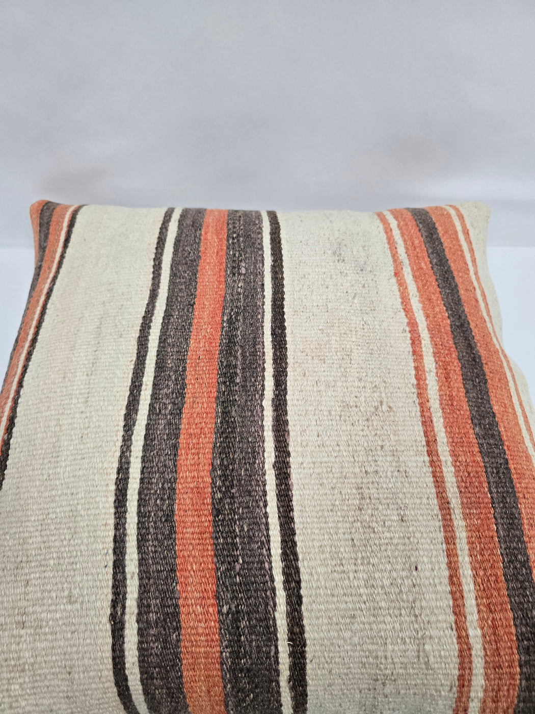 Turkish Hemp Pillow Natural Orange Brown Beige Pillow Cushion Cover 24" x 24" #9230