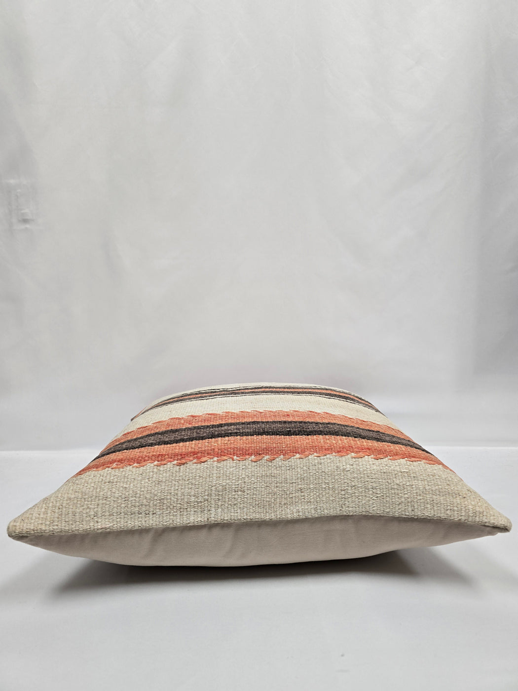 Turkish Hemp Pillow Natural Orange Brown Beige Pillow Cushion Cover 24" x 24" #9228