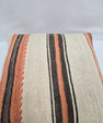 Turkish Hemp Pillow Natural Orange Brown Beige Pillow Cushion Cover 24" x 24" #9228
