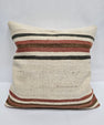 Turkish Hemp Pillow Natural Green Red Brown Beige Pillow Cushion Cover 24" x 24" #9226
