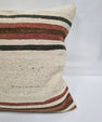 Turkish Hemp Pillow Natural Green Red Brown Beige Pillow Cushion Cover 24" x 24" #9226