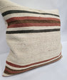 Turkish Hemp Pillow Natural Green Red Brown Beige Pillow Cushion Cover 24" x 24" #9226