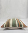 Turkish Hemp Pillow Natural Orange Green Brown Beige Pillow Cushion Cover 24" x 24" #9225