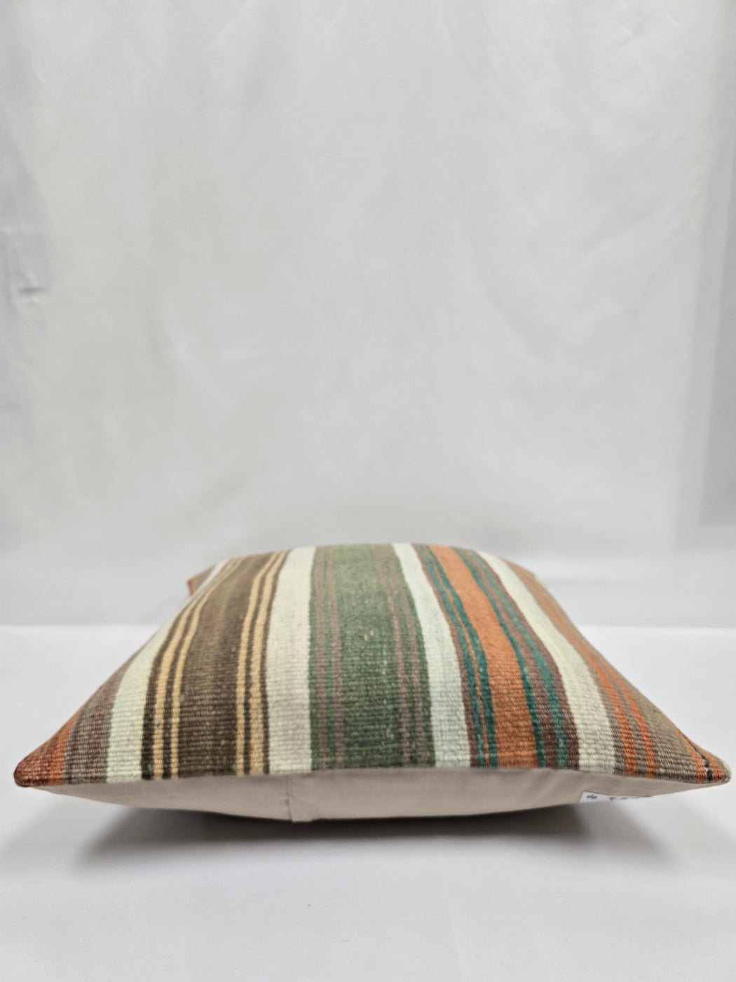 Turkish Hemp Pillow Natural Orange Green Brown Beige Pillow Cushion Cover 24" x 24" #9225