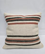 Turkish Hemp Pillow Natural Green Red Beige Pillow Cushion Cover 24" x 24" #9224