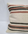 Turkish Hemp Pillow Natural Green Red Beige Pillow Cushion Cover 24" x 24" #9224