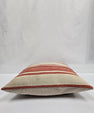 Turkish Hemp Pillow Natural Red Beige Pillow Cushion Cover 24" x 24" #9222